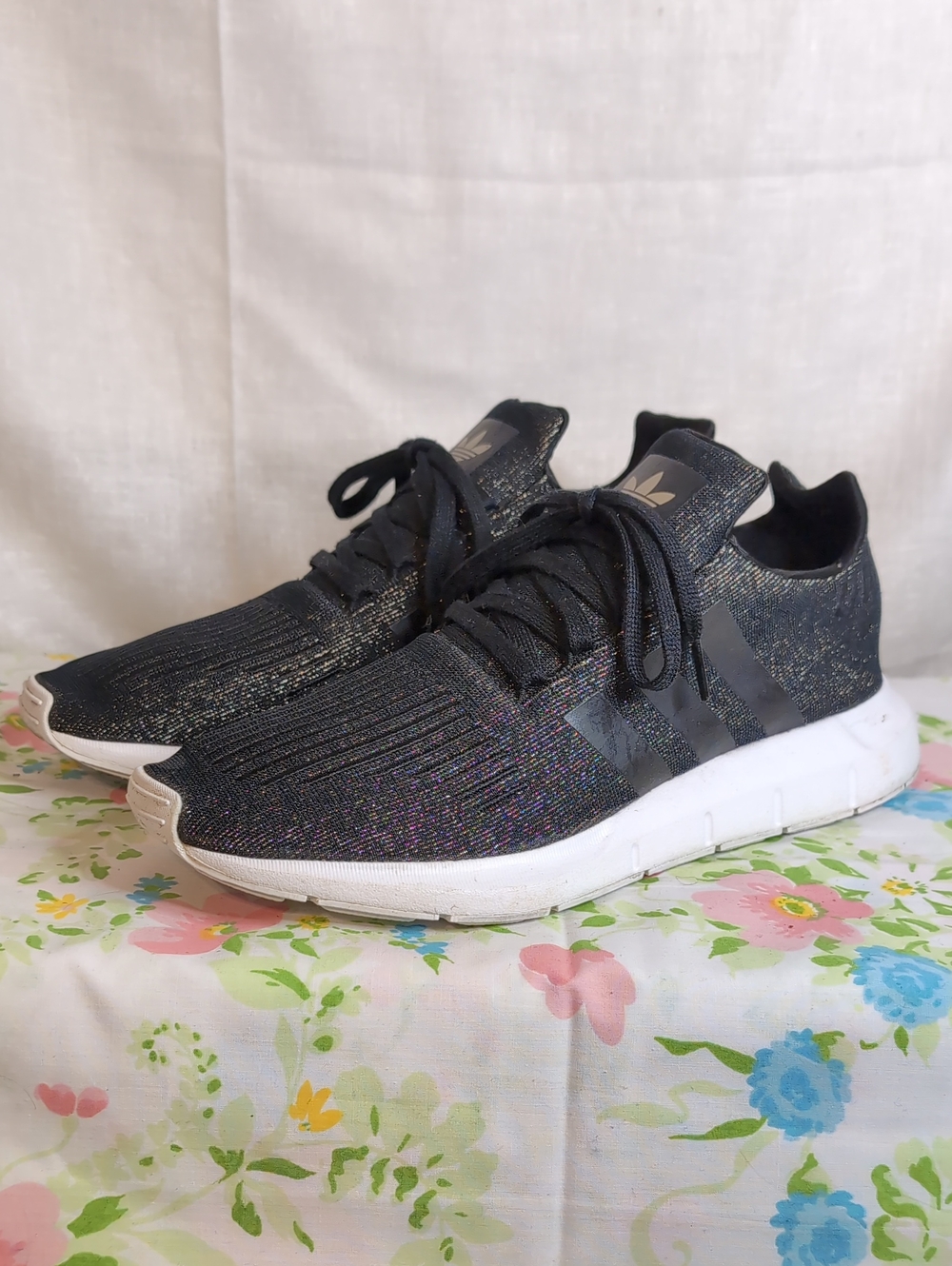 adidas Swift Run 'Core Black' sneakers womens 11